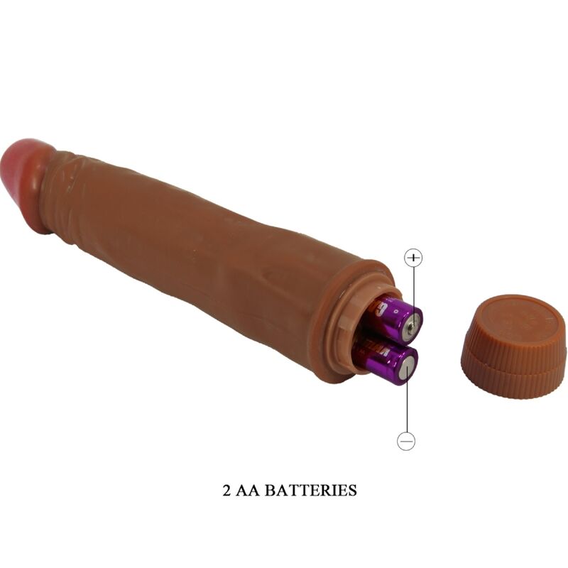 BAILE - Zwerg realistischer Vibrator, 21 cm, Mulatte