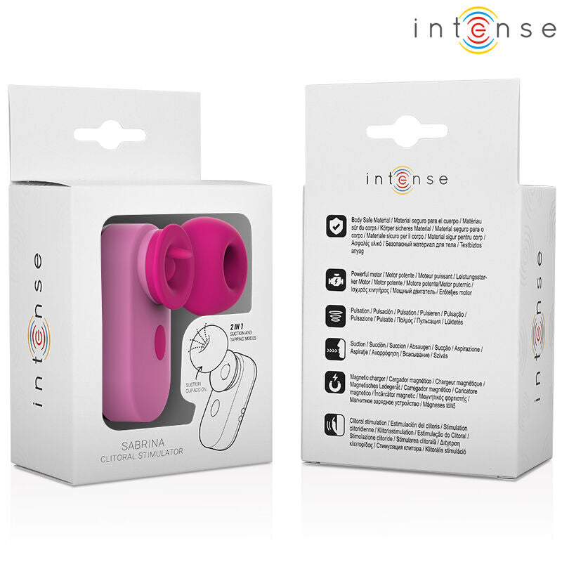 INTENSE - SABRINA CLIT STIMULATOR ROSA