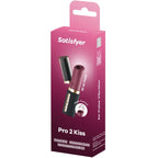 SATISFYER - PRO 2 KISS WAVE KLITORIS-STIMULATOR GRANAT / SCHWARZ