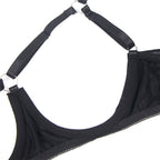 SUBBLIME – BH-Set mit verstellbarer schwarzer Schleife L/XL