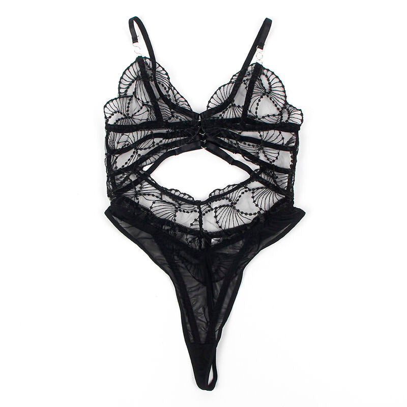 SUBBLIME – Body mit Halterneck und offenem Rücken aus Spitze L/XL