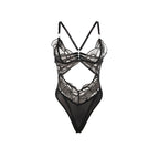 SUBBLIME – Spitzen-Body mit offenen Cups L/XL