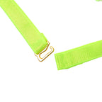 SUBBLIME – BH-Set mit Halskette und Beindetails Fluorescent Green S/M