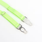 SUBBLIME – 955311 BH-Set mit Spitze und Strumpfband Grün und Blau S/M