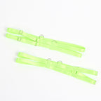 SUBBLIME – 955328 BH-Set mit Spitze und Strumpfband Grün und Blau L/XL