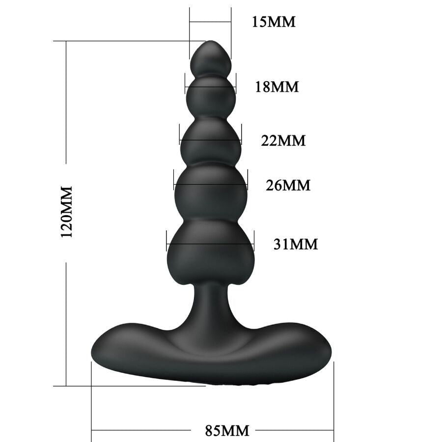 PRETTY LOVE - Corban Analvibrator, 10 Vibrationsmodi, Schwarz