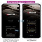 PRETTY LOVE - Leviathan App-gesteuerter Vibrator Lila