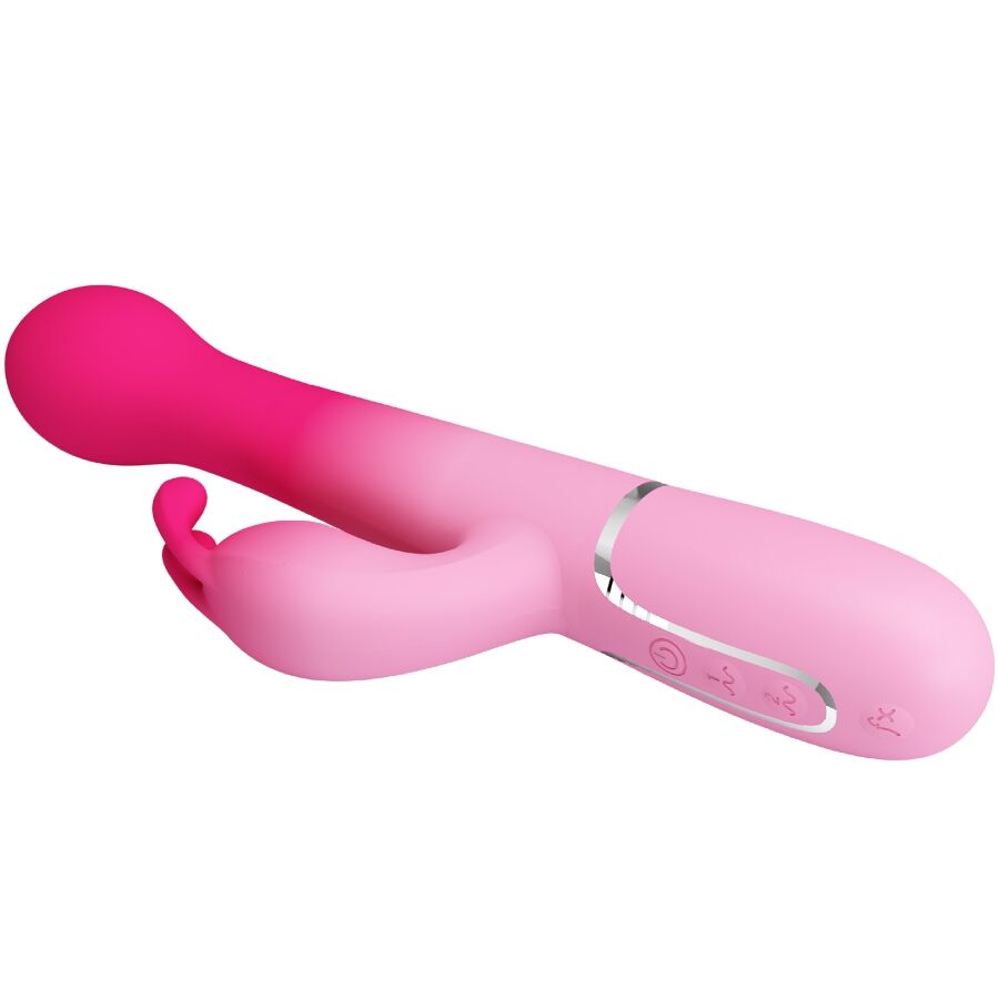 PRETTY LOVE - Dejon 3-in-1 Multifunktions-Rabbit-Vibrator Rosa