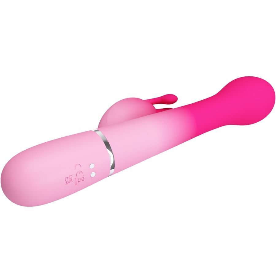 PRETTY LOVE - Dejon 3-in-1 Multifunktions-Rabbit-Vibrator Rosa