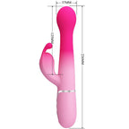 PRETTY LOVE - Dejon 3-in-1 Multifunktions-Rabbit-Vibrator Rosa
