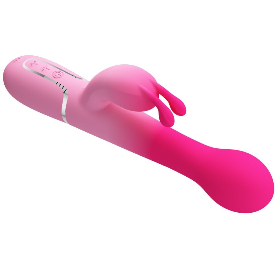PRETTY LOVE - Dejon 3-in-1 Multifunktions-Rabbit-Vibrator Rosa