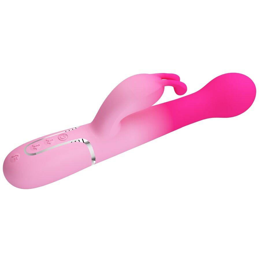 PRETTY LOVE - Dejon 3-in-1 Multifunktions-Rabbit-Vibrator Rosa