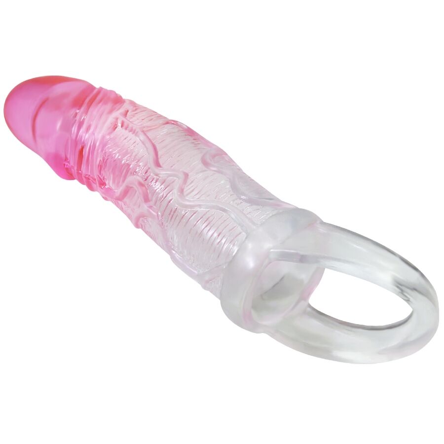 PRETTY LOVE – Odes realistische Penisvergrößerungshülle, 2 cm, Rosa