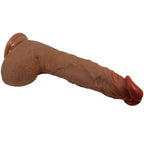 BAILE - Schöner Wilks realistischer Vibrator, 5 Einstellungen, 25 cm, Mulatto