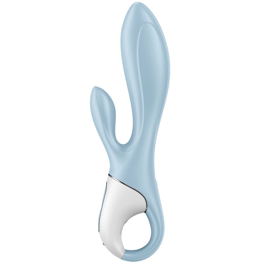 SATISFYER – Air Pump Bunny 1 aufblasbarer Rabbit-Vibrator, Blau