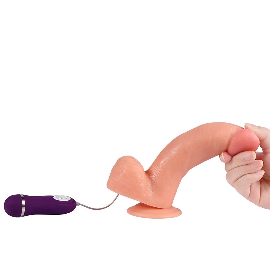 SHEQU - PHANTOM VIBRIERENDER DILDO MIT FERNBEDIENUNG 20 CM
