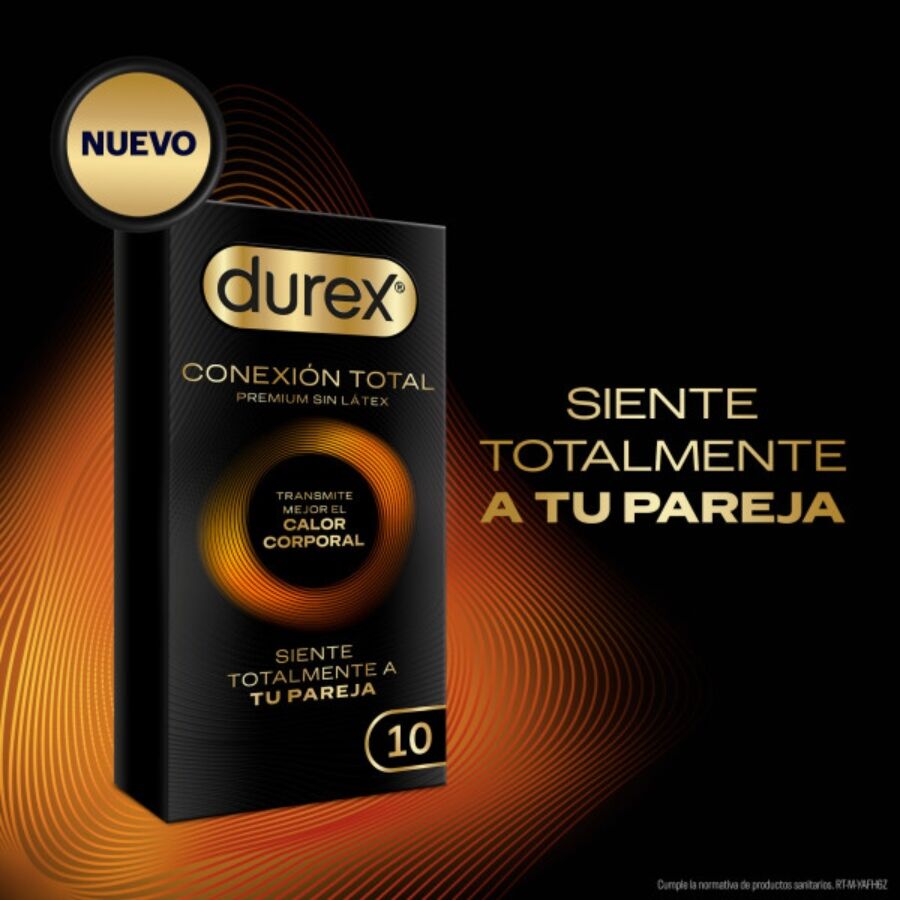 DUREX – Total Connection Ultra Fine Plus latexfreie Kondome, 10 Stück
