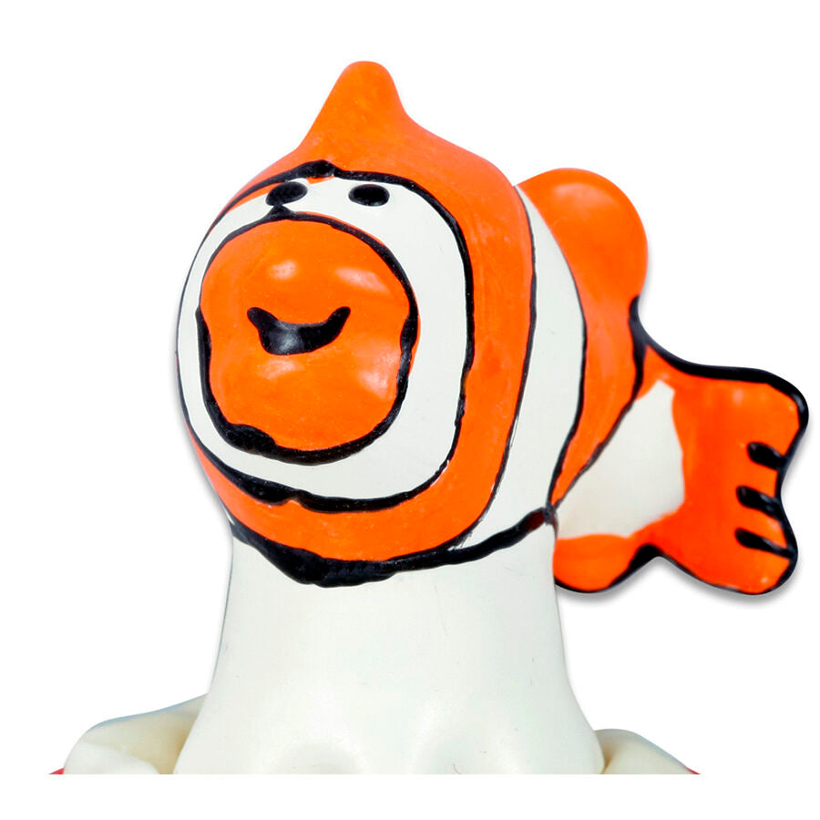 CONDOMERIE – Handbemalte Neuheitskondome Fisch Orange