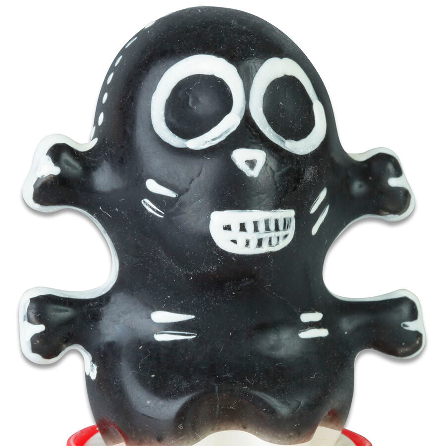 CONDOMERIE – Handbemalte Neuheitskondome Totenkopf Schwarz Modell 1