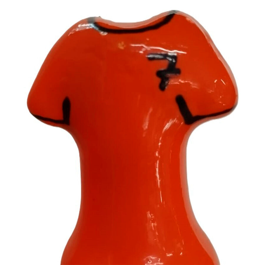 CONDOMERIE – Handbemaltes Neuheits-Kondome Orange Shirt