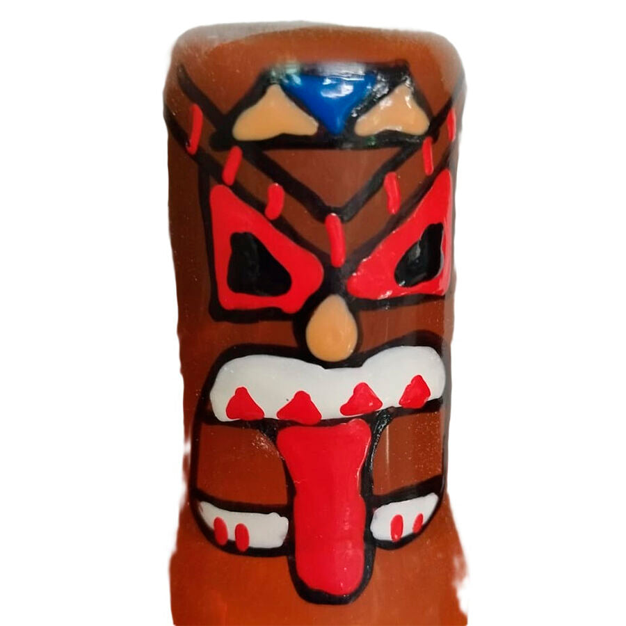 CONDOMERIE – Handbemalte Neuheitskondome Tiki Totem-01