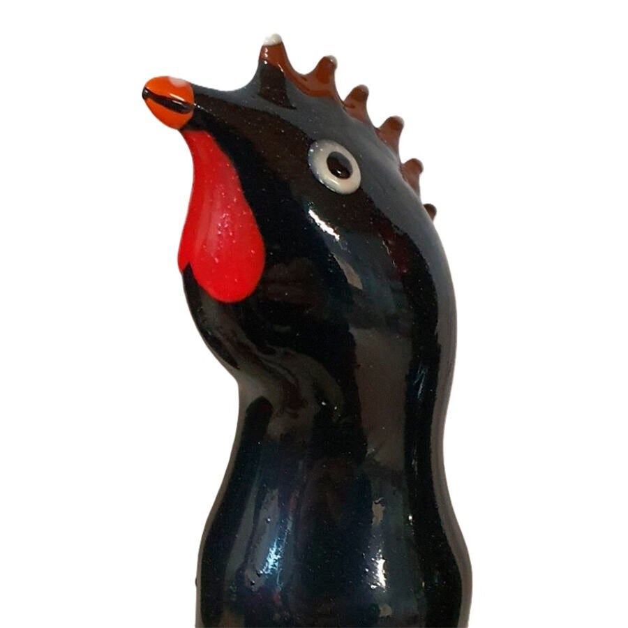 CONDOMERIE – Handbemalte Neuheitskondome Schwarzer Hahn