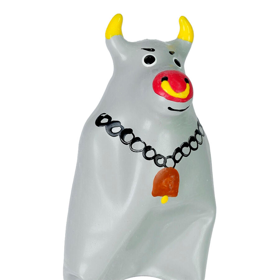 CONDOMERIE - HANDBEMALTE NEUHEITSKONDOME GRAUER Stier MODELL XL