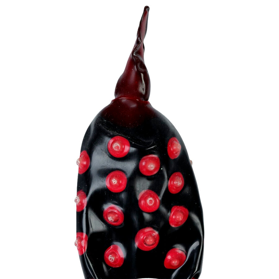 CONDOMERIE – Handbemalte Neuheitskondome Schwarzer Fakir XL