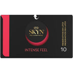 SKYN - KONDOM MIT INTENSIVEM GEFÜHL UND STRUKTURIERTEM WELLENDESIGN, 10 EINHEITEN