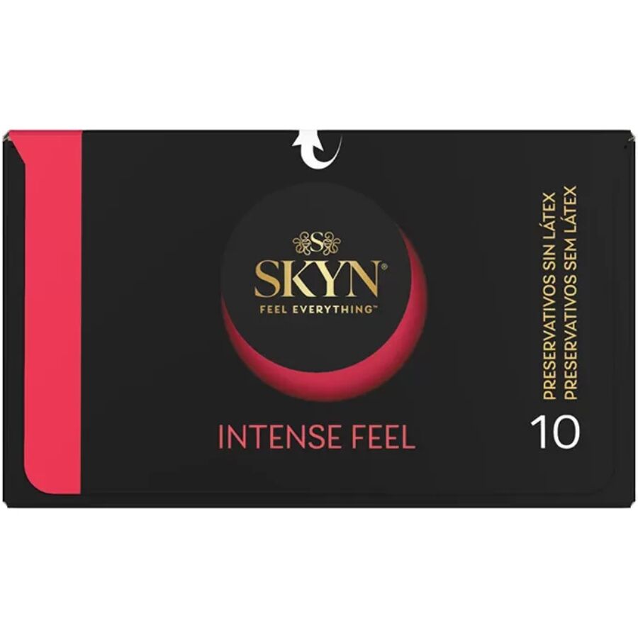 SKYN - KONDOM MIT INTENSIVEM GEFÜHL UND STRUKTURIERTEM WELLENDESIGN, 10 EINHEITEN