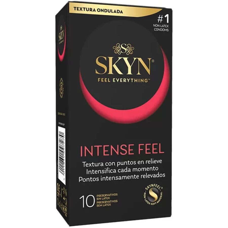 SKYN – Strukturierte Kondome mit Wellendesign, 10 Stück