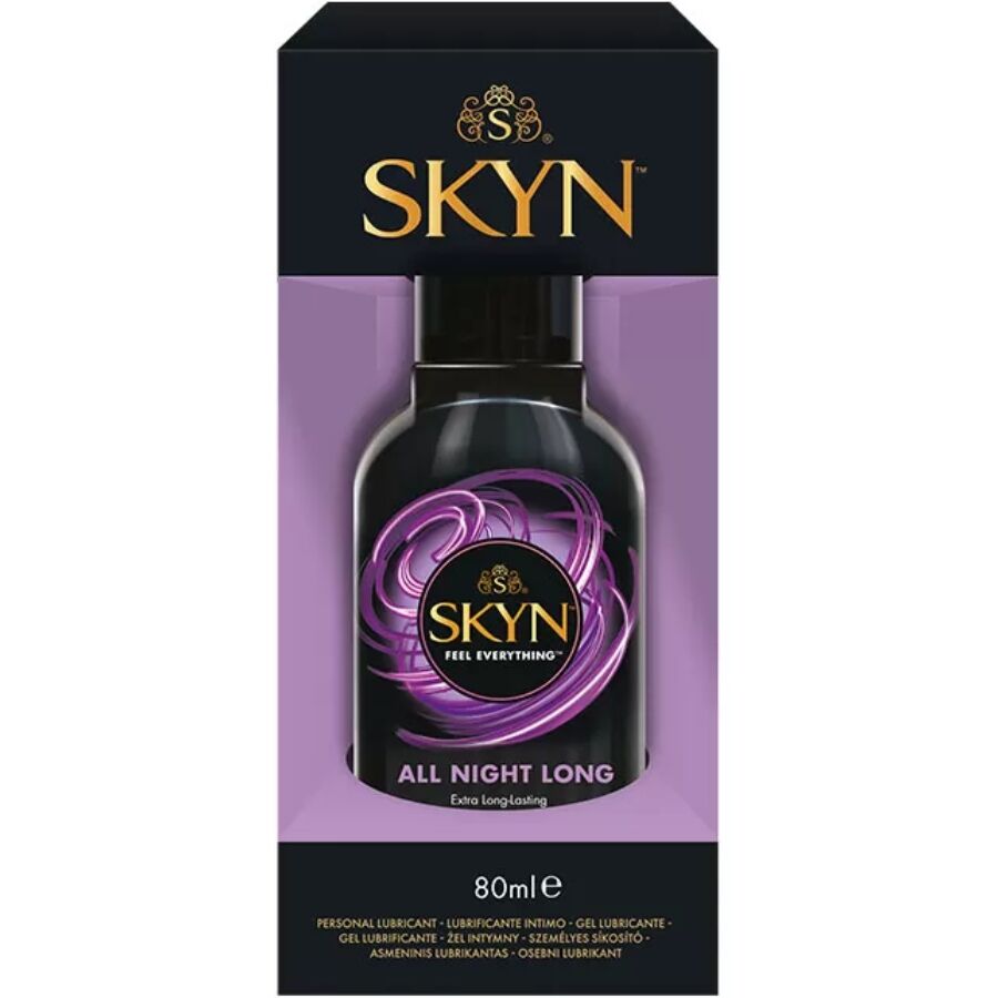 SKYN – All Night Long Gleitmittel auf Silikonbasis, 80 ml