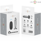 INTENSE - ANAL PLUG 10 VIBRATIONEN METALLDILDO MIT FERNBEDIENUNG S