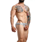 MOB - DNGEON JOCKSTRAP SILBERNER COCKRING EINE GRÖSSE