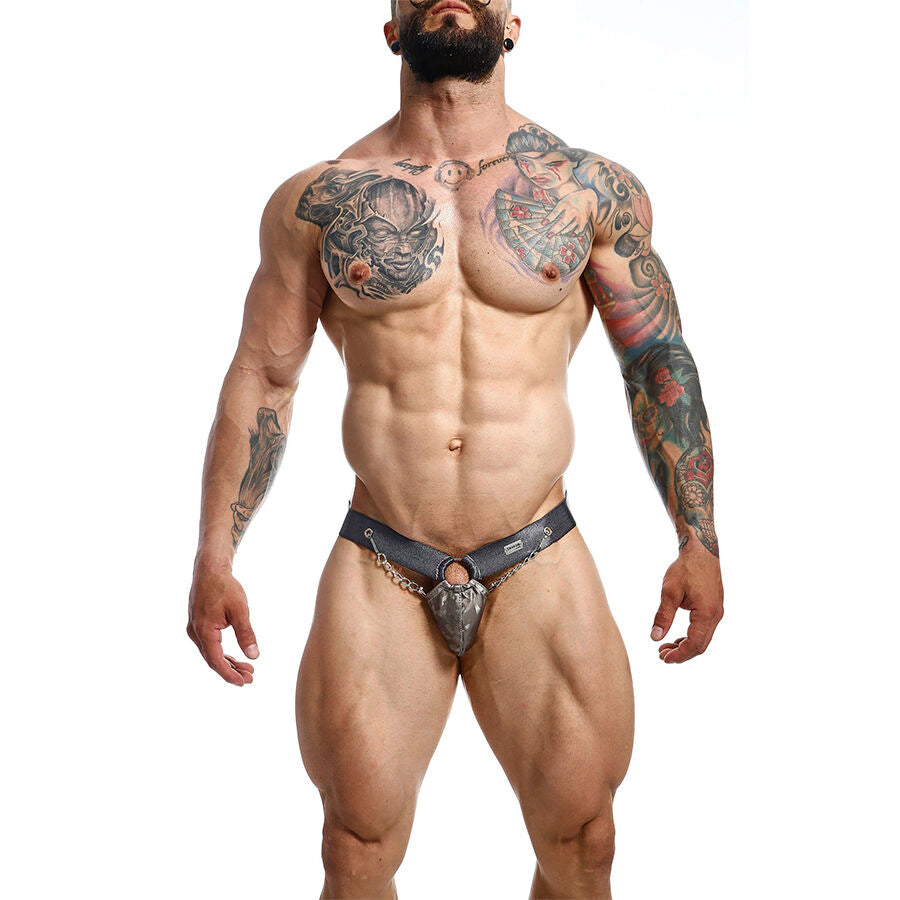 MOB – Dngeon Snap Jockstrap Grau Eine Grösse