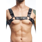MOB - DNGEON SCHWARZER HARNESS-GÜRTEL, EINHEITSGRÖSSE