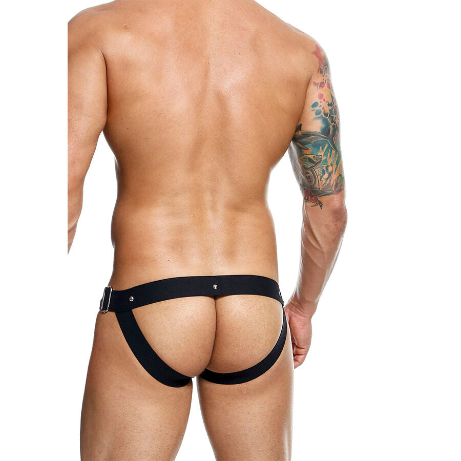 MOB - DNGEON JOCKSTRAP SCHWARZER DRUCK EINE GRÖSSE