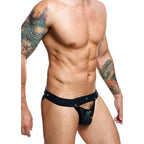 MOB - DNGEON JOCKSTRAP SPORTSMAN SCHWARZ EINE GRÖSSE