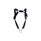MOB - DNGEON HARNESS MIT GERADEN RÜCKEN SCHWARZ EINHEITSGRÖSSE