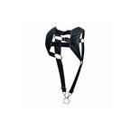 MOB - DNGEON SCHWARZES HARNESS MIT OBEREM COCKRING, EINE GRÖSSE