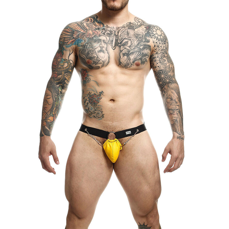 MOB – Dngeon Gelb Jockstrap Mit Ketten Eine Grösse