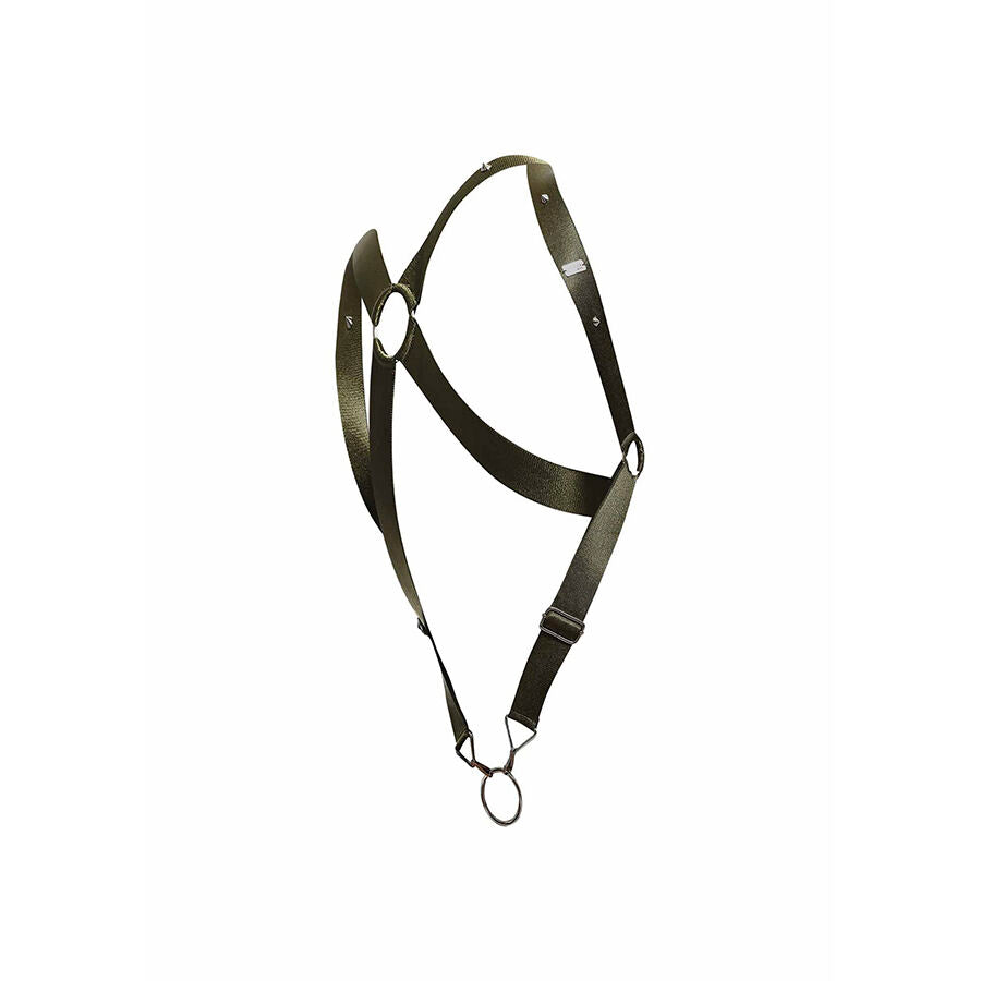 MOB - DNGEON CROSS BACK HARNESS GRÜN EINHEITSGRÖSSE