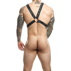 MOB - DNGEON SILBERNES HARNESS MIT KETTEN EINE GRÖSSE