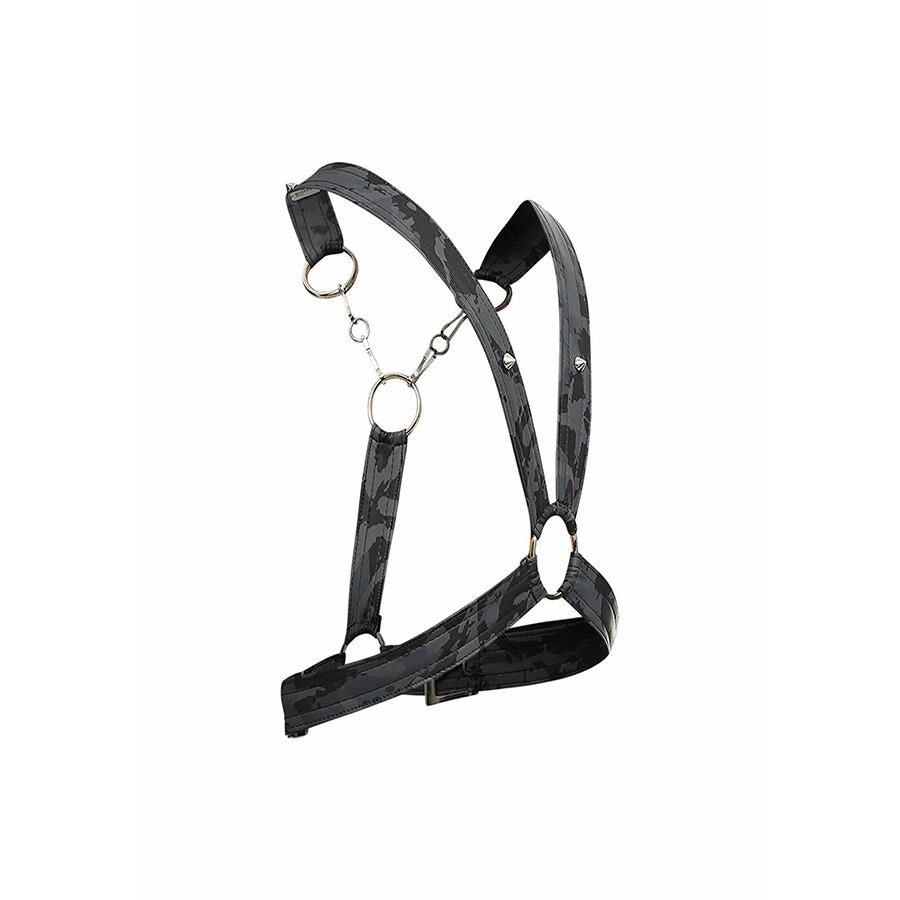 MOB - DNGEON SILBERNES HARNESS MIT KETTEN EINE GRÖSSE