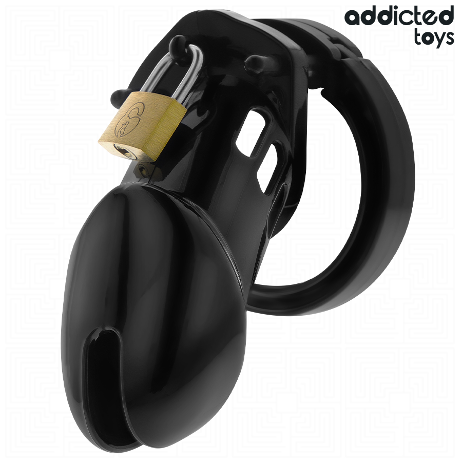 ADDICTED TOYS LOCKED – Obsidian Hold Peniskäfig, Größe M