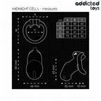 ADDICTED TOYS LOCKED - MINDNIGHT CELL PENISKÄFIG GRÖSSE L