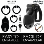 ADDICTED TOYS LOCKED - MINDNIGHT CELL PENISKÄFIG 4.2 CM GRÖSSE M