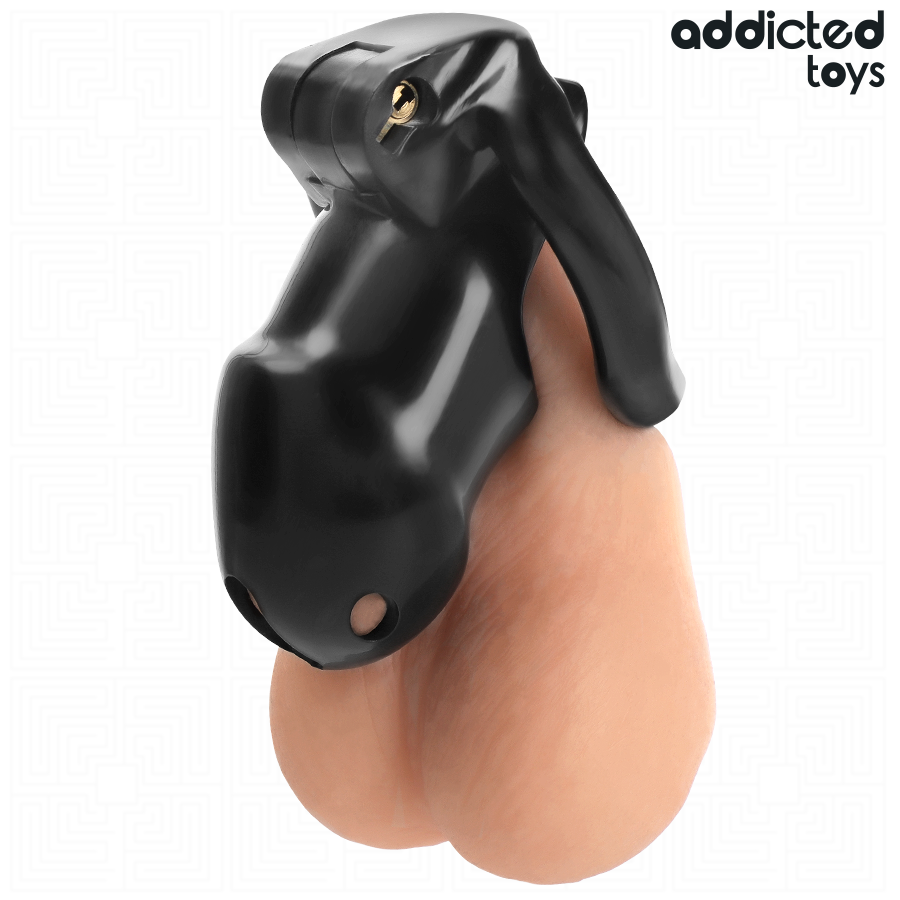 ADDICTED TOYS LOCKED – Mindnight Cell Peniskäfig, 4,2 cm, Größe M