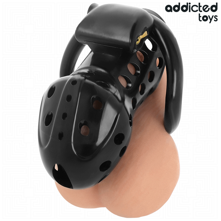 ADDICTED TOYS LOCKED – angeketteter hohler Peniskäfig, 10,5 cm