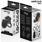 ADDICTED TOYS LOCKED - ANGEKETTETER HOHLPENISKÄFIG 10,5 CM